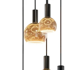 Grote design hanglamp / videlamp zwart Ø100 cm
