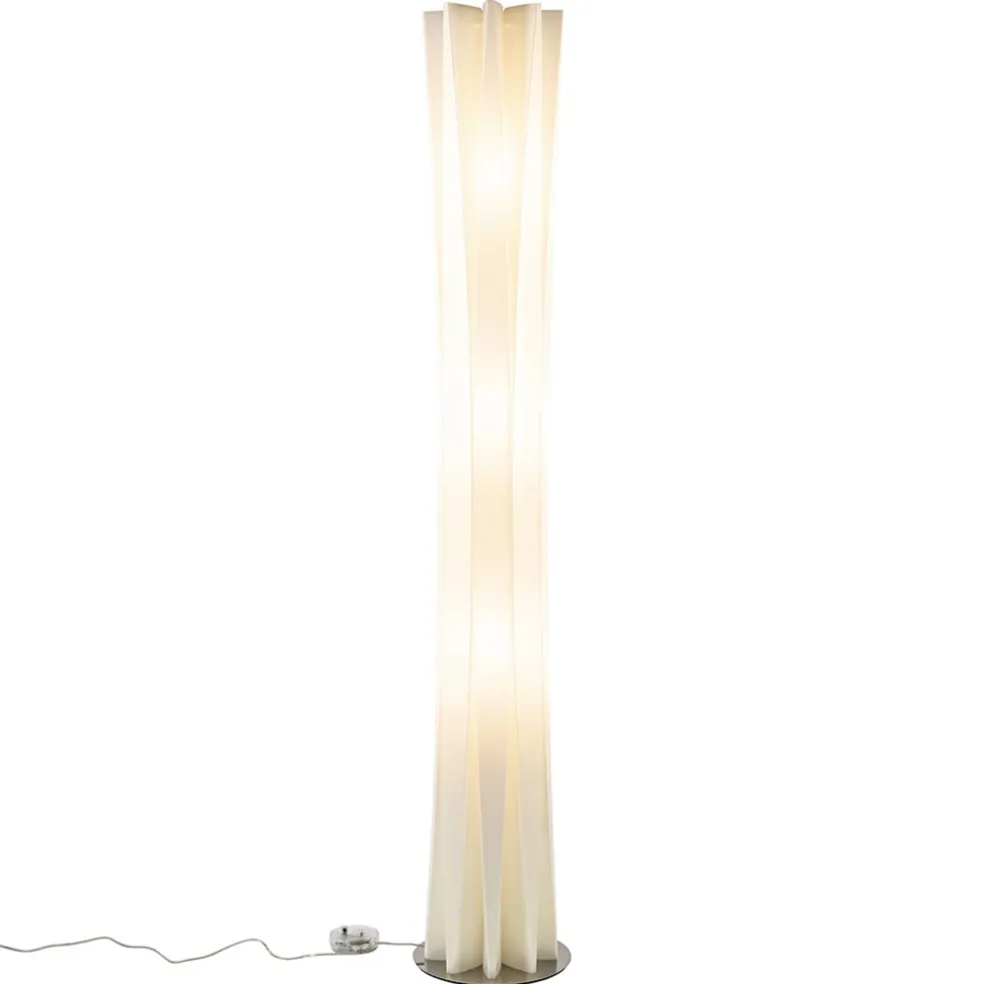 Grote design vloerlamp Bach licht goud inclusief dimmer