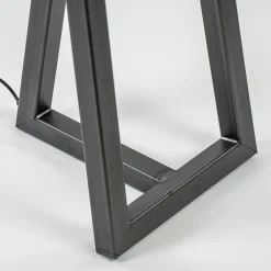 Grote design vloerlamp Calitri staal exclusief kap