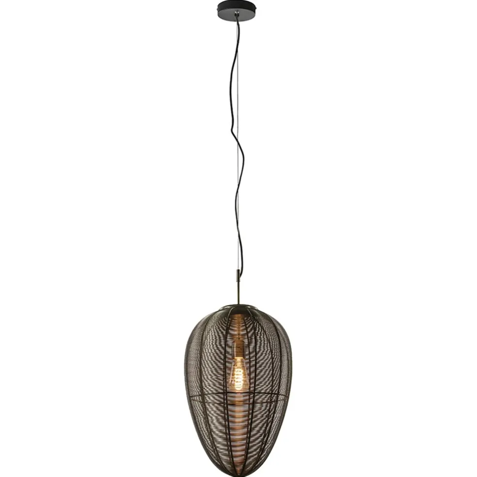 Grote hanglamp Yaelle antiek brons Light and Living