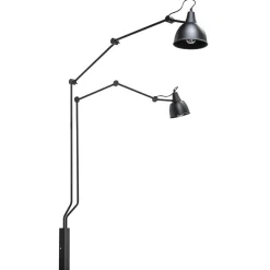 Grote 2-lichts wandlamp met verstelbare armen