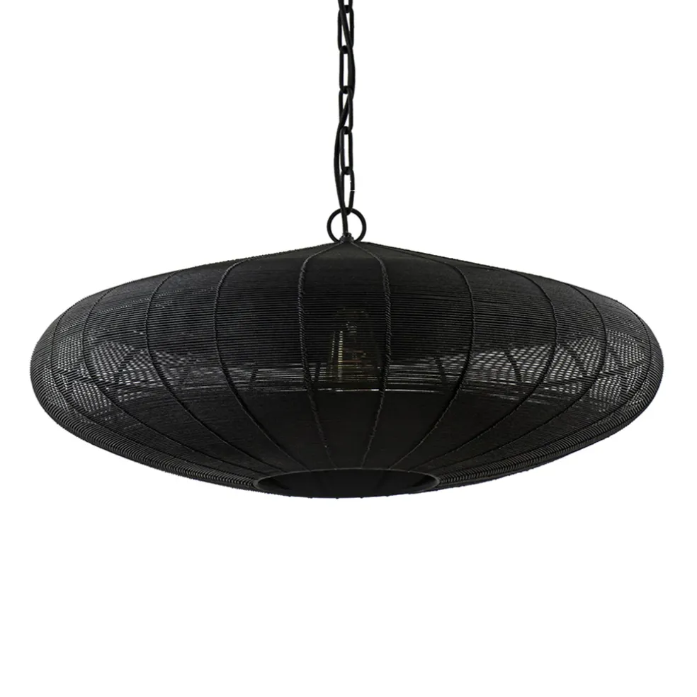 Grote Light and Living hanglamp Bahoto mat zwart