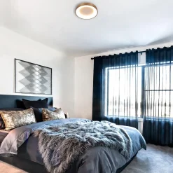 Grote plafondlamp goud 48 cm inclusief LED