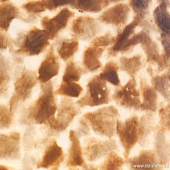 Grote schelpen hanglamp bruin goud