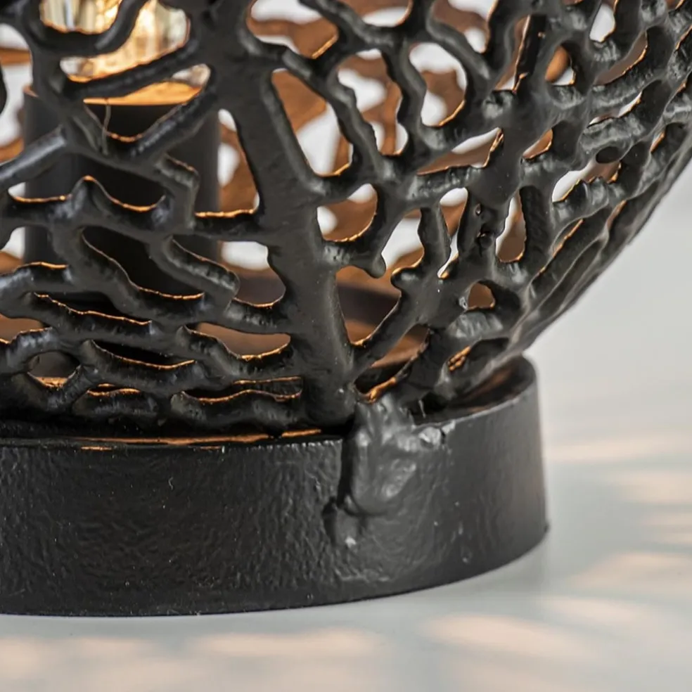 Grote tafellamp Sinula Light and Living mat zwart