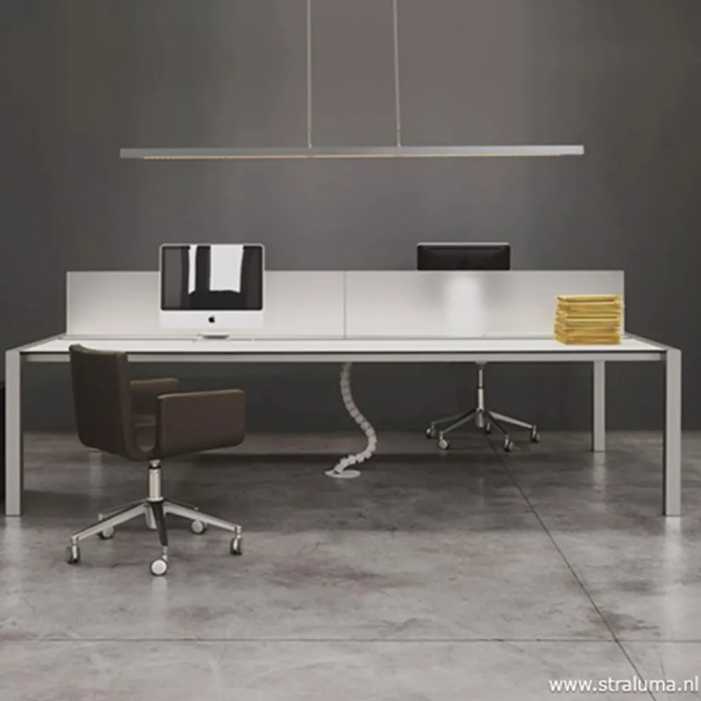 Hanglamp alu 1mtr up+down incl.dim