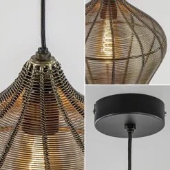 Hanglamp Alvaro 27cm antiek brons