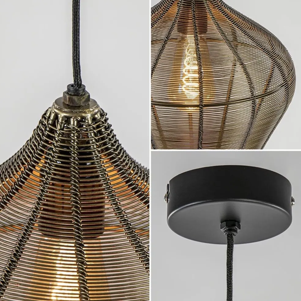 Hanglamp Alvaro 27cm antiek brons