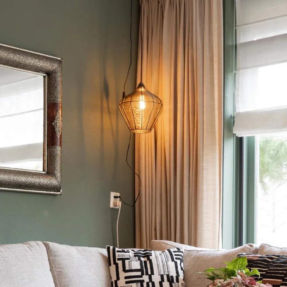 Hanglamp Alvaro 27cm antiek brons