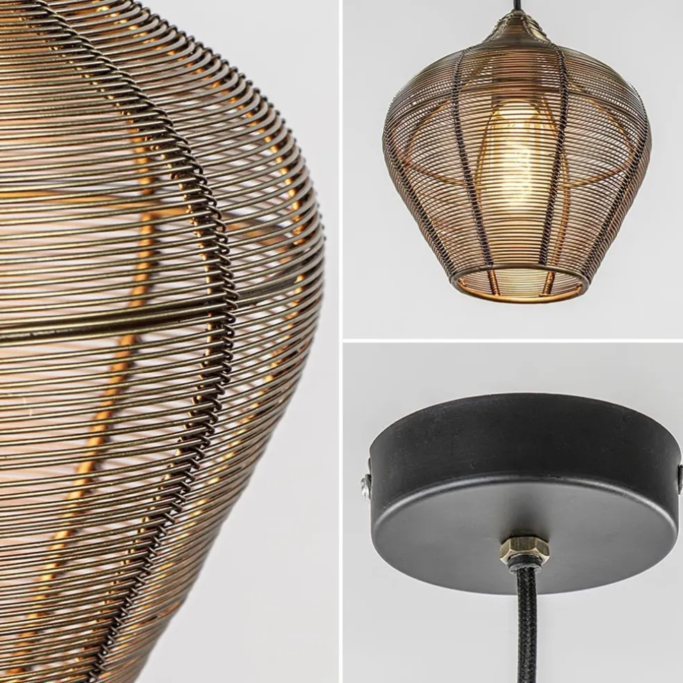 Hanglamp Alvaro 20cm antiek brons