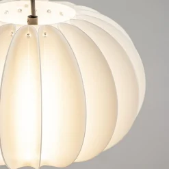 Hanglamp Arena 1L 30cm zwart/kap wit