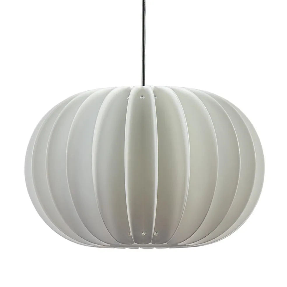 Hanglamp Arena 1L 40cm zwart/kap wit