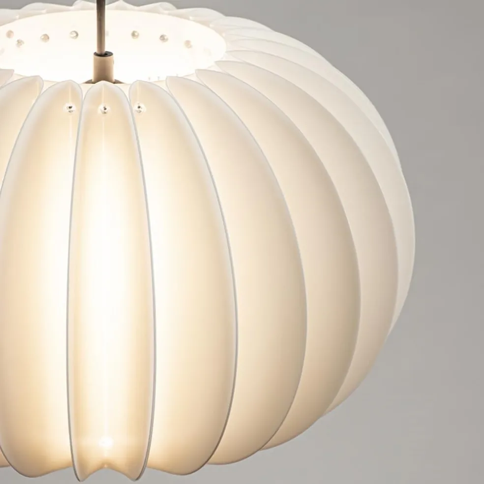 Hanglamp Arena 1L 40cm zwart/kap wit