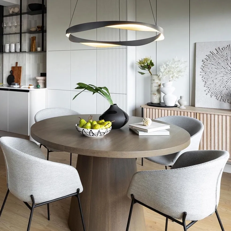 Hanglamp Ascoli 85 ring zwart/matgoud