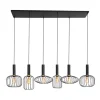 Hanglamp Aureole 6L mix zwart
