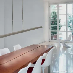 Hanglamp balk alu 130cm led direct