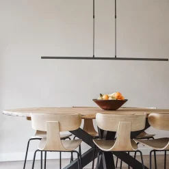 Hanglamp Bande zwart 122cm 2xdim cct