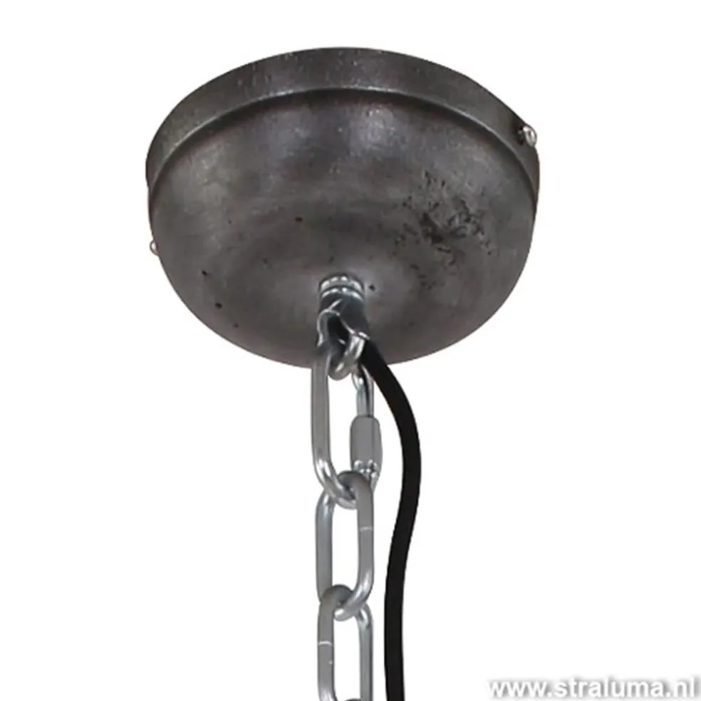 Hanglamp Bikkel 52cm brons/staal