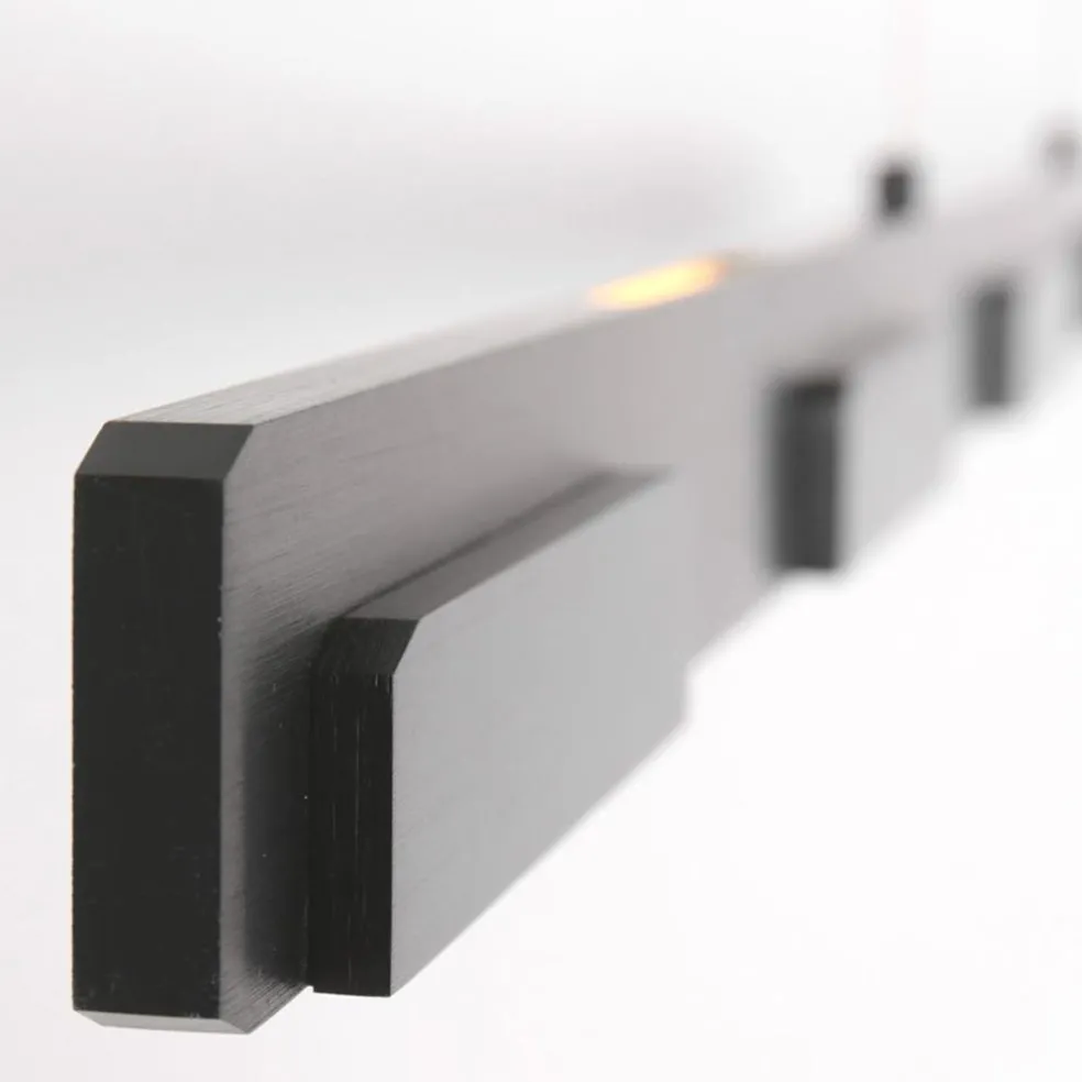 Hanglamp Bloc balk zwart up+ down