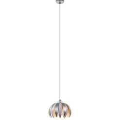 Hanglamp bloem kinderkamer grijs/roze
