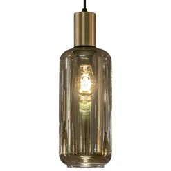 Hanglamp Bounty 5L rond zwart/matgoud