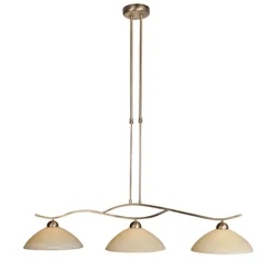 Hanglamp Capri brons/Glas