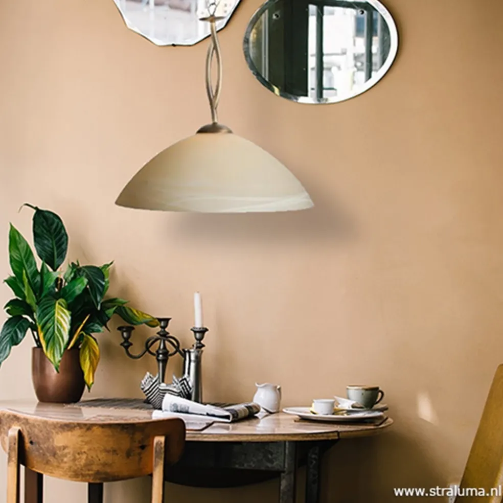 Hanglamp Capri brons/Glas