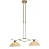 Hanglamp Capri brons/Glas
