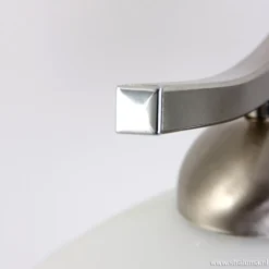 Hanglamp Capri staal glas eettafel