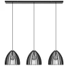 Hanglamp Dean 3-lichts zwart