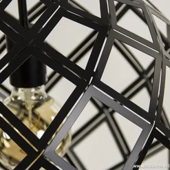 Hanglamp Emma bol zwart 40cm