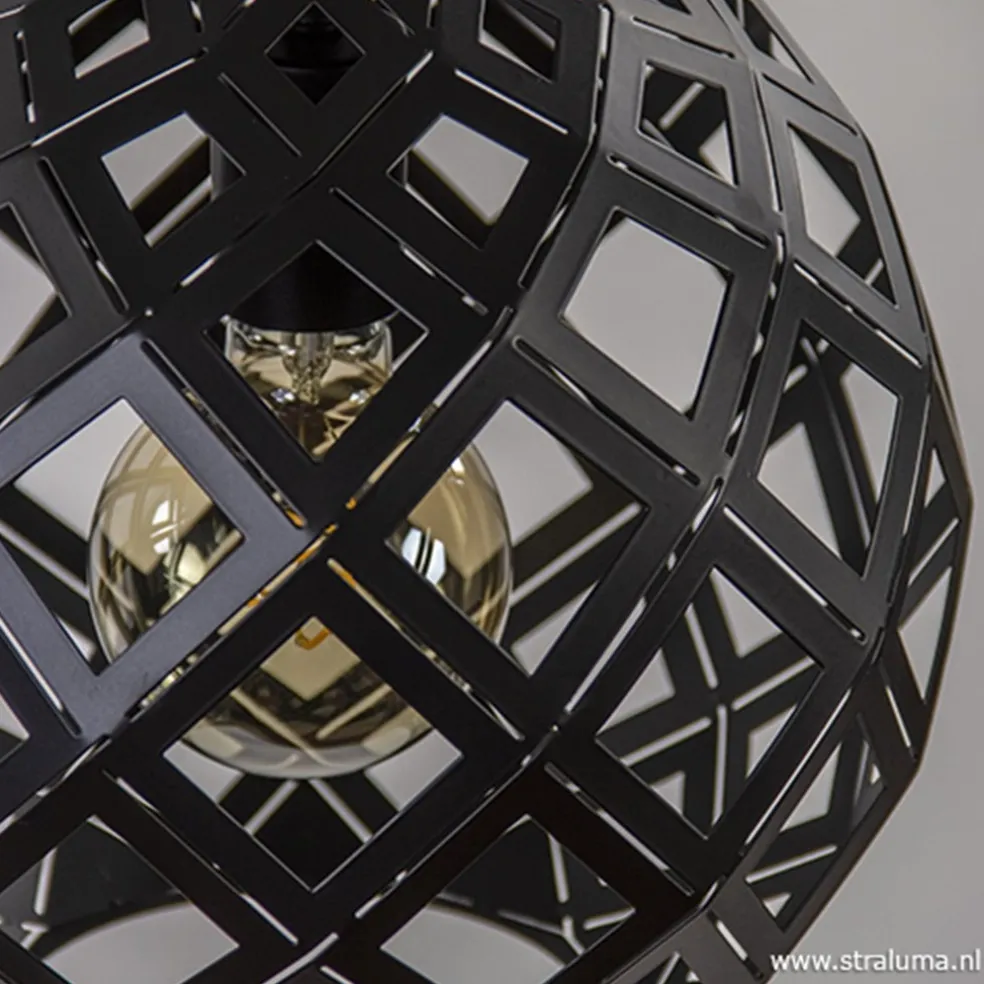 Hanglamp Emma bol zwart 30cm