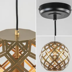 Hanglamp Emma 40cm matgoud