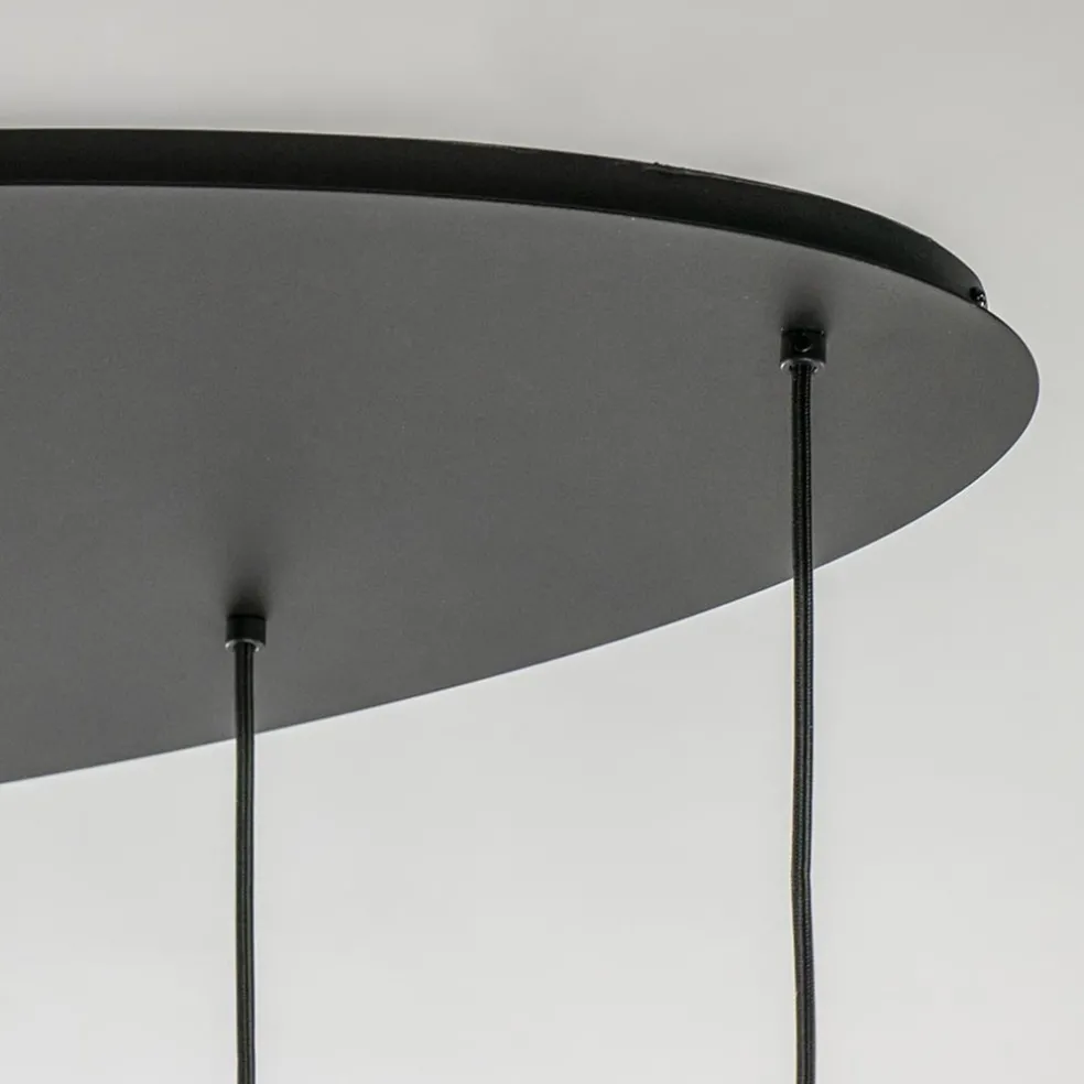 Hanglamp Fantasy Globe 8L zwart+smoke