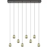 Hanglamp Golden Egg 8L zwart/goud