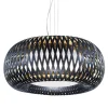 Hanglamp Kalatos zwart/goud 63cm