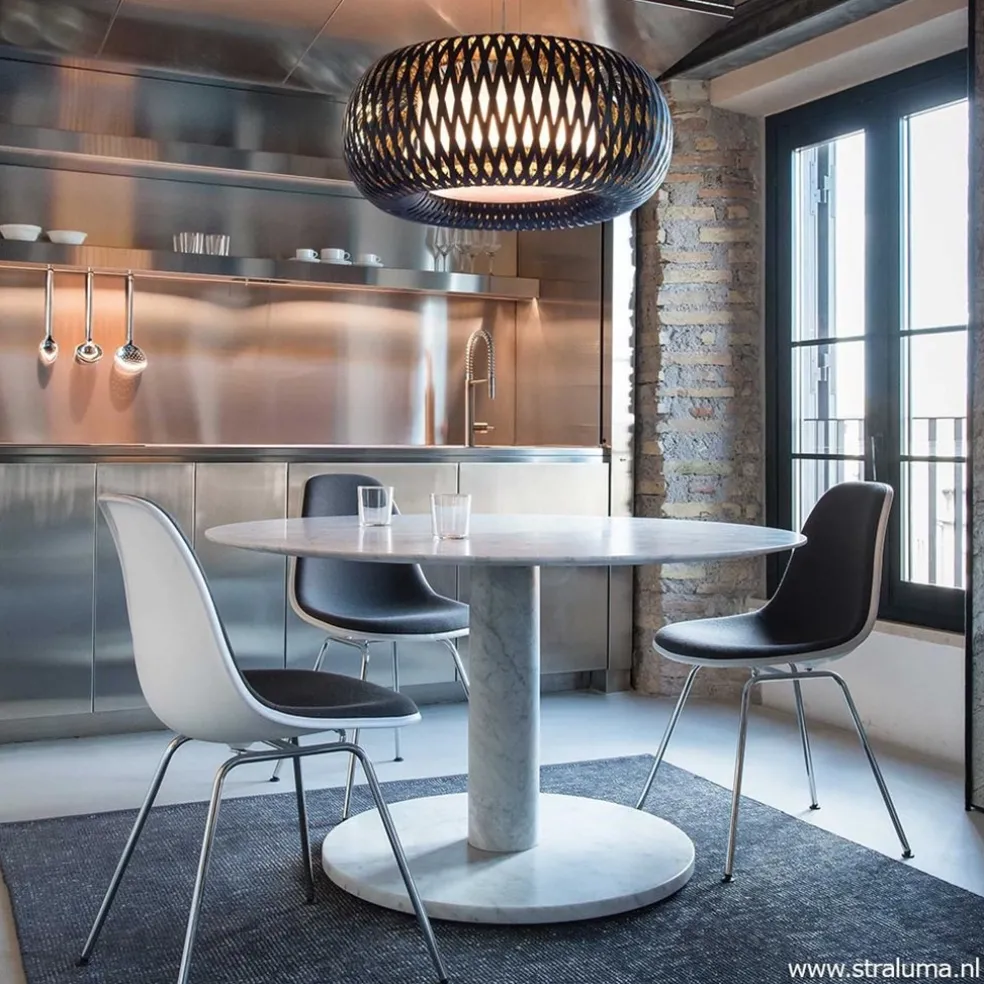 Hanglamp Kalatos zwart/goud 63cm