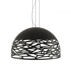 Hanglamp Kelly Dome 80cm zwart