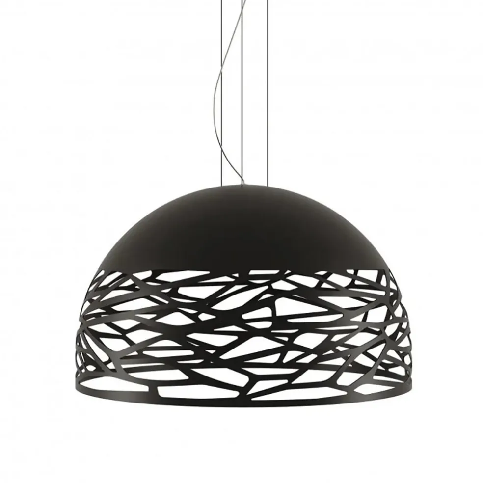 Hanglamp Kelly Dome 80cm zwart