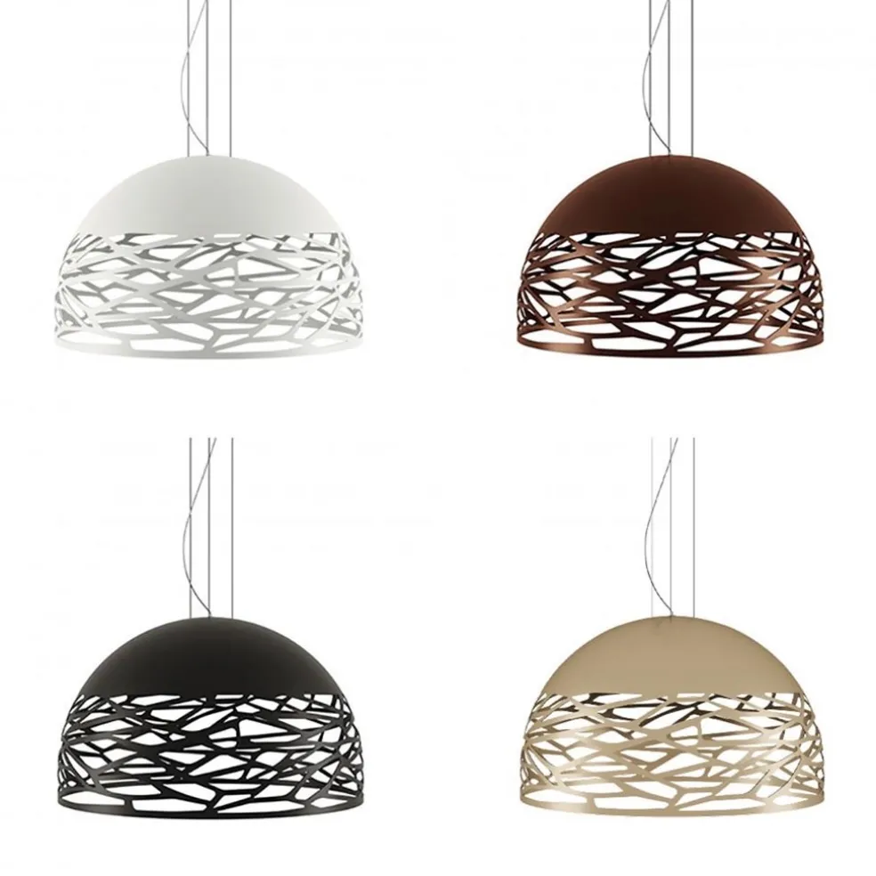 Hanglamp Kelly Dome 80cm zwart
