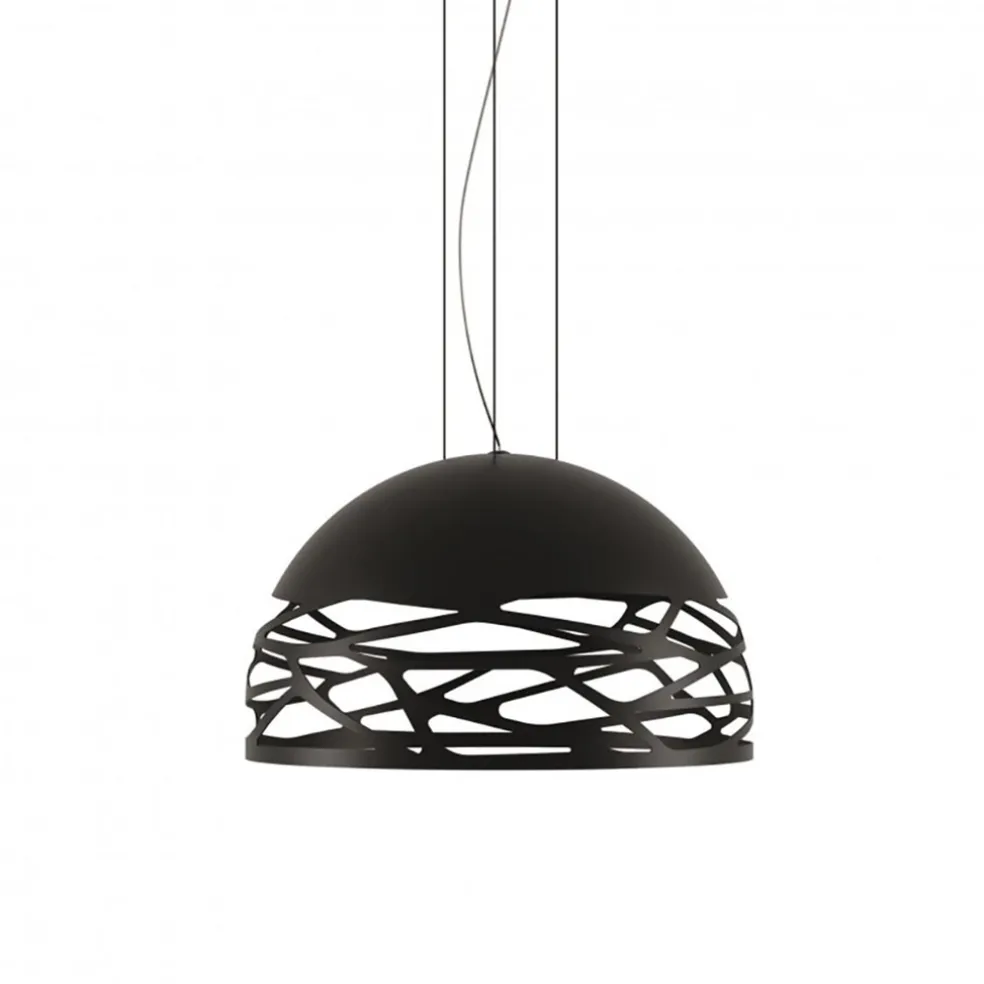 Hanglamp Kelly Dome zwart 50cm