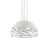 Hanglamp Kelly koepel 60cm wit
