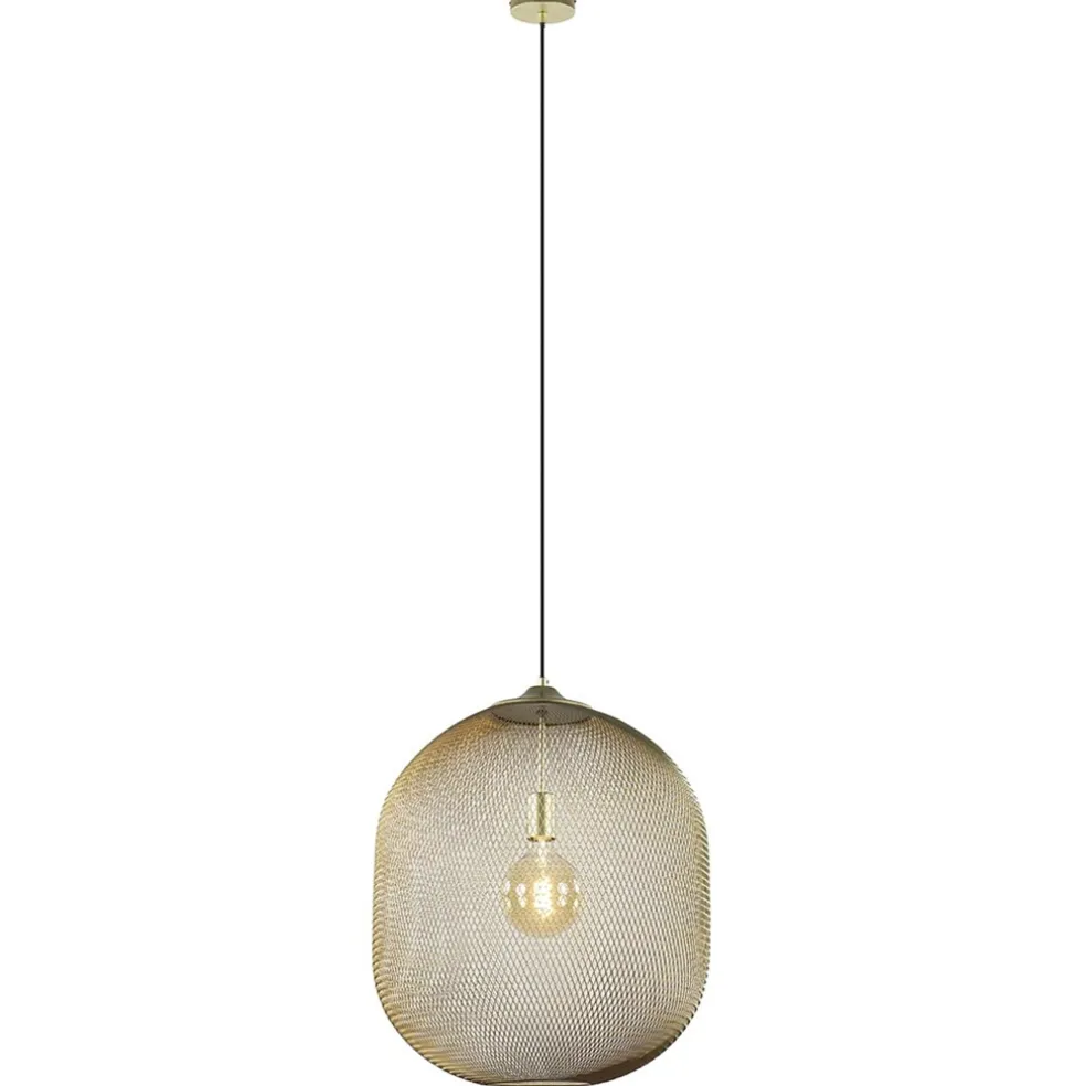 Hanglamp Moroc 50cm goud