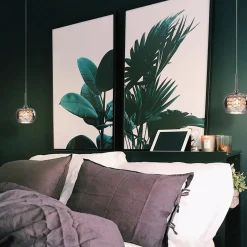 Hanglamp Pearl klein chroom + smoke glas