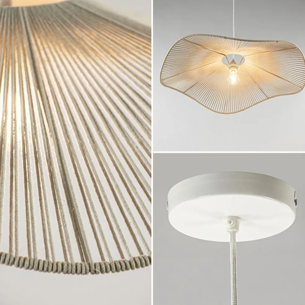 Hanglamp Rafa 70 katoendraad crème