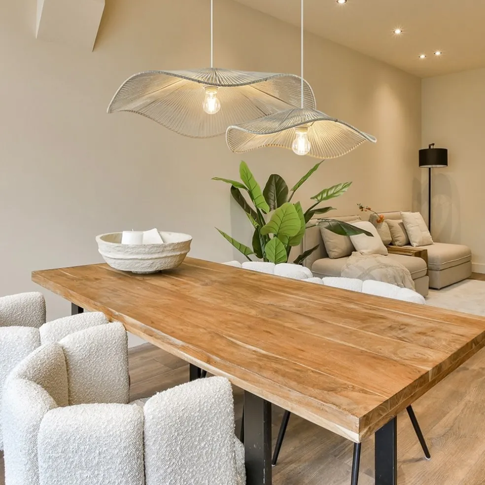 Hanglamp Rafa 70 katoendraad crème