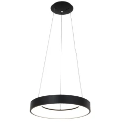 Hanglamp Ringlede zwart 48cm