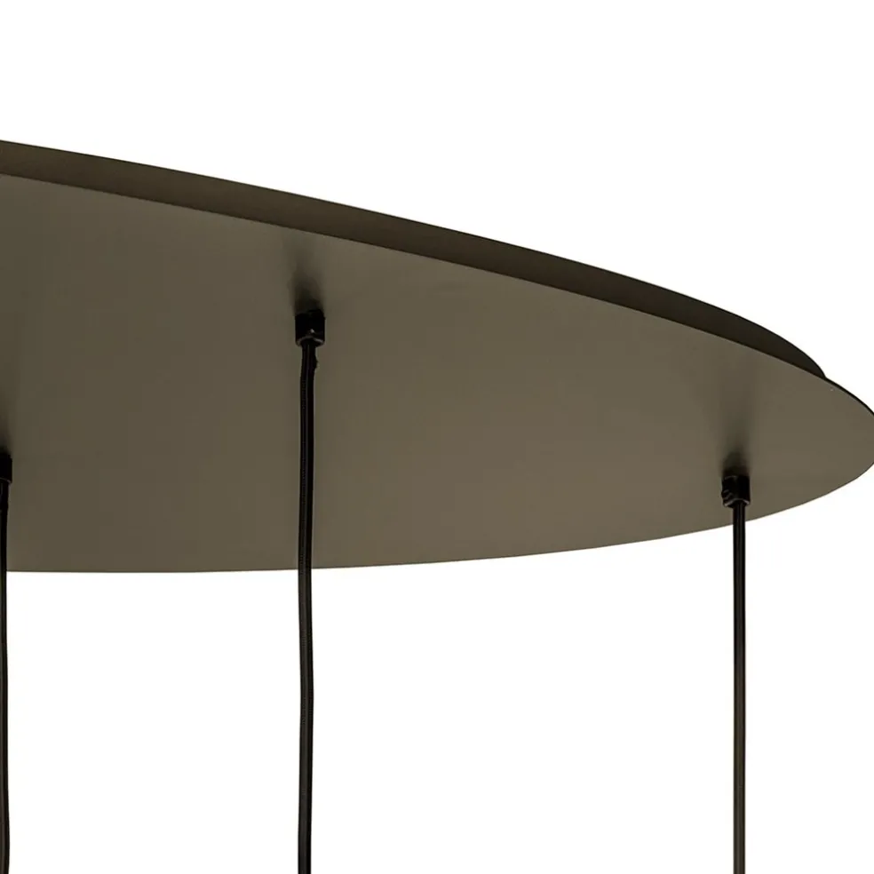 Hanglamp Riva ovaal 8L platinum