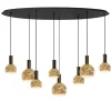 Hanglamp Segula 8L ovaal zwart