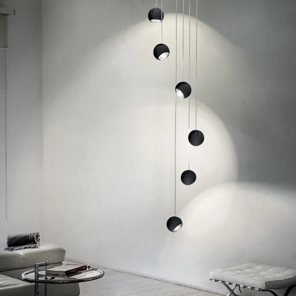 Hanglamp Spider Black 12cm